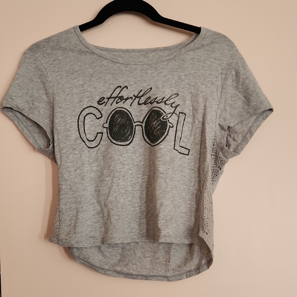 Effortlessly Cool Gray Women's Top